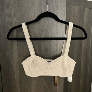 ZARA Knit Bra Top